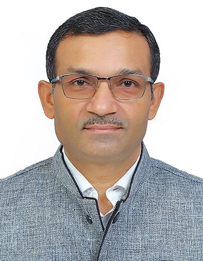 Ghanshyam Sharma, Representative Director of HCL, Director (Finance) and Additional Charge CMD, HCL, in a professional portrait.